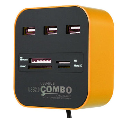 TechLink USB 2.0 All-In-One Hub and Card Reader Combo