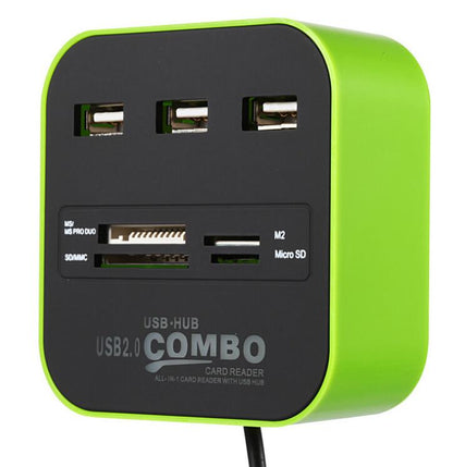 TechLink USB 2.0 All-In-One Hub and Card Reader Combo