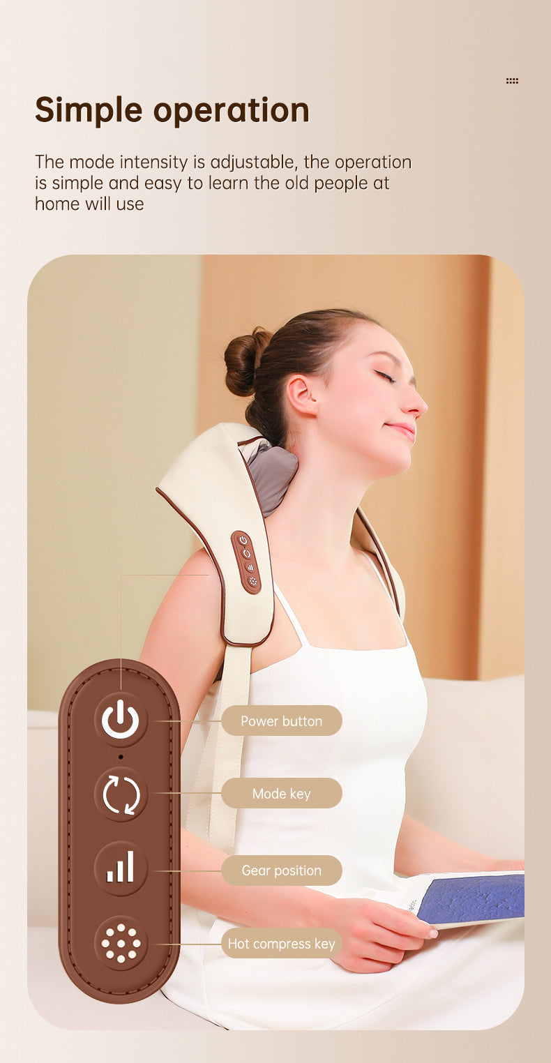 TheraKnead USB-C Rechargeable Shiatsu Massager