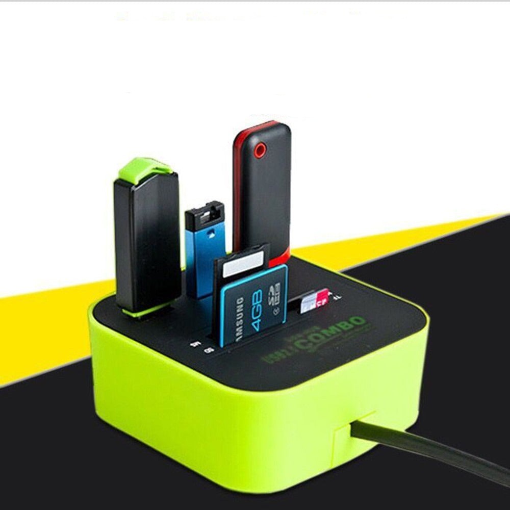 TechLink USB 2.0 All-In-One Hub and Card Reader Combo