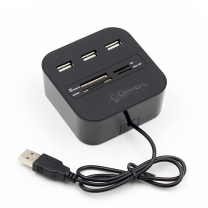 TechLink USB 2.0 All-In-One Hub and Card Reader Combo